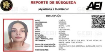 Desaparece Claudia Grecia Guadalupe