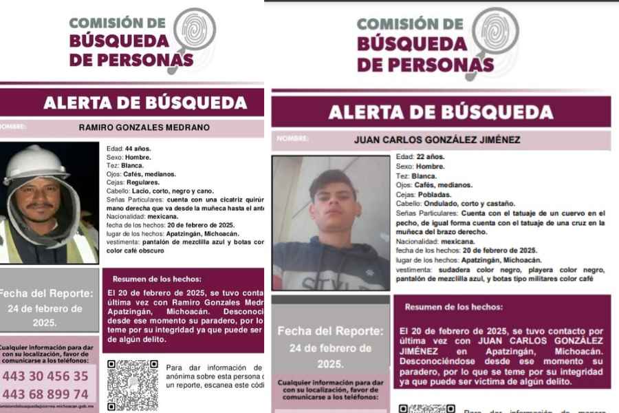 Desaparecen familiares Michoacán (1)