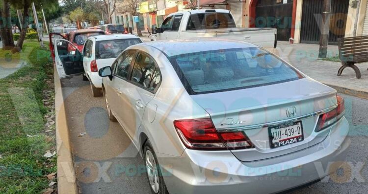 Descuido al volante provoca choque múltiple en avenida de Ciudad Victoria
