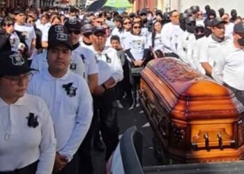 Despiden policía asesinada Teocaltiche