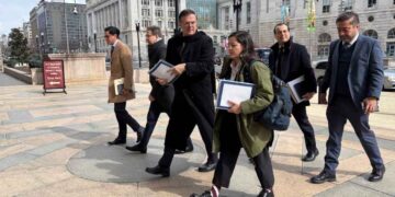 Ebrard encuentro funcionarios EU