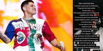 Eduin Caz rompe el silencio tras cancelar su concierto en Mazatlán