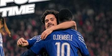 El PSG toma ventaja en el Playoff de la Champions con doblete de Dembelé
