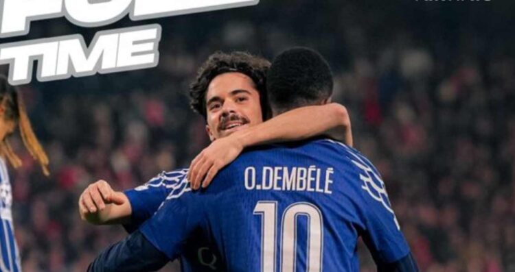 El PSG toma ventaja en el Playoff de la Champions con doblete de Dembelé