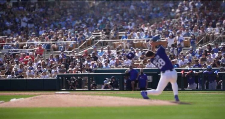 Recibe fuerte pelotazo el lanzador de los Angeles Dodgers VIDEO
