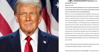 Estados Unidos designa cárteles mexicanos como organizaciones terroristas en el Registro Federal