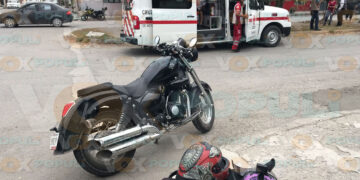 Estudiante de la UAT sufre accidente de motocicleta en Ciudad Victoria por segunda vez