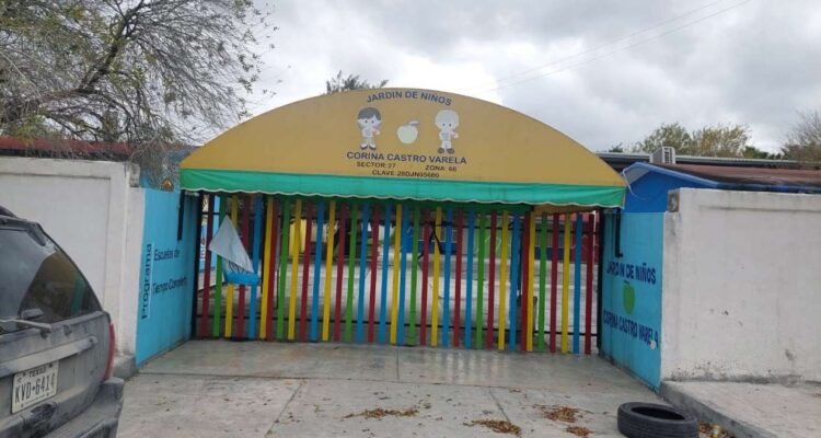 Falla eléctrica en escuela de Matamoros