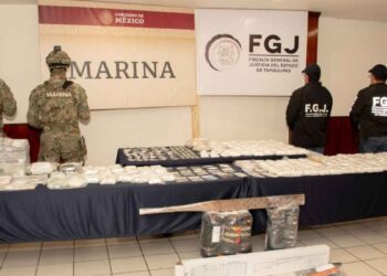 Fiscalía de Tamaulipas y SEMAR incautan drogas, armas y vehículos en operativo
