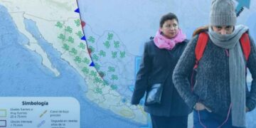 Frente frío 28 en México: ¿En qué estados habrá lluvias torrenciales y bajas temperaturas mañana?