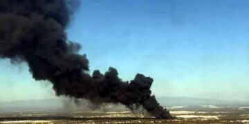 Fuerte incendio empresa Pesquería