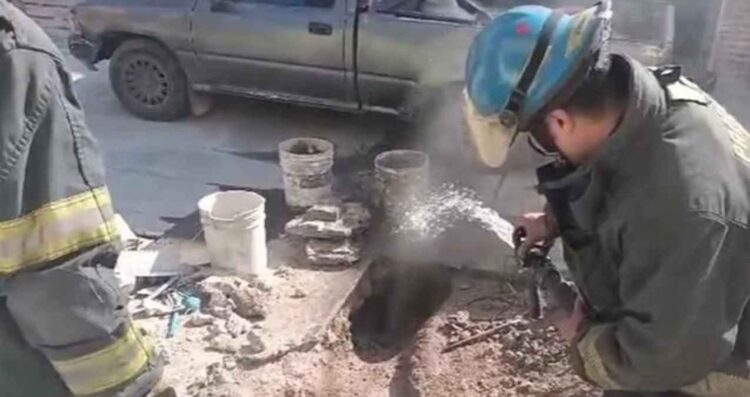 Fuga gas controlada Tlaquepaque