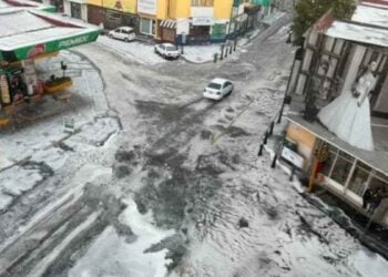 Granizada sorpresiva en Edomex activan protocolo de Protección Civil