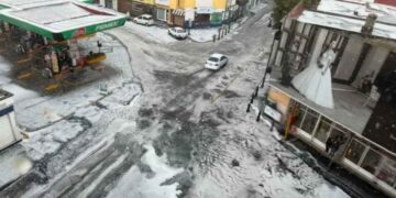 Granizada sorpresiva en Edomex activan protocolo de Protección Civil