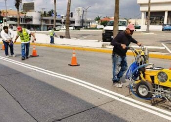 Habilitan nuevo carril de almacenamiento para mejorar la vialidad en Tampico