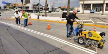Habilitan nuevo carril de almacenamiento para mejorar la vialidad en Tampico