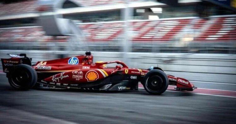 Hamilton, Leclerc y Piastri prueban sin contratiempos los nuevos neumáticos de Pirelli en Barcelona