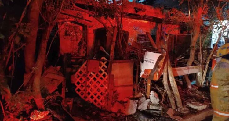 Hombre resulta herido tras incendio en su vivienda en Guadalupe, NL