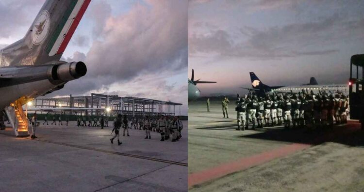 IMÁGENES: Comienzan el despliegue por parte de la Guardia Nacional y el Ejército en la frontera con EE.UU