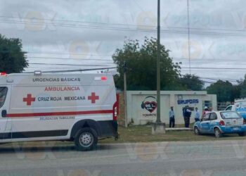 Instalador de Telmex sufre caída mientras trabajaba en poste en Ciudad Victoria, Tamaulipas