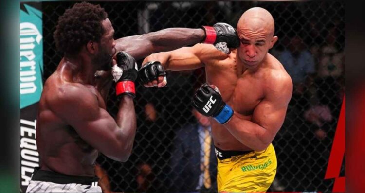 Jared Cannonier vence a Gregory Rodrigues: UFC Vegas 102 En un combate de peso medio, Cannonier se repuso de un primer round en el que fue dominado para noquear a Rodrigues en el cuarto. Desde el inicio, Rodrigues tomó la iniciativa, aprovechando su ventaja en distancia. Sin embargo, al final del tercer round, Cannonier conectó un codazo al rostro de Rodrigues, enviándolo a la lona. Esto cambió el curso de la pelea. UFC Vegas 102 Al comenzar el cuarto round, Cannonier fue en busca de la finalización. Golpeó repetidamente a Rodrigues hasta que el réferi, Herb Dean, intervino para detener la pelea y declarar el nocaut técnico a favor de Cannonier. Las estadísticas fueron ligeramente favorables para el experimentado peleador de 185 libras, con 109 golpes totales y 98 significativos, frente a los 95 totales y 93 significativos de Rodrigues. Con esta victoria, Cannonier pone fin a una racha de dos derrotas consecutivas y mejora su récord a 18-8. Mientras tanto, Rodrigues sufrió su primera derrota después de tres victorias consecutivas y se queda con un récord de 16-6. SE ACABA! Jared "Tha Killa Gorilla" Cannonier noquea a Gregory Rodrigues #UFCVegas102 💢 pic.twitter.com/PBWdnb9jtE — UFC Español (@UFCEspanol) February 16, 2025 Te puede interesar: McClung hace historia al ganar su tercer concurso de clavadas consecutivo