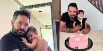 José Eduardo Derbez se prepara para el bautizo de su hija Tessa