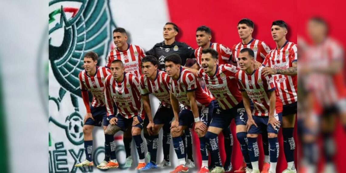 Jugadores de Chivas en el Tri