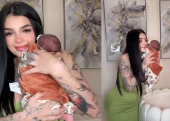 Karely Ruiz presenta a su bebé Madisson en redes sociales