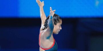 La clavadista mexicana Alejandra Estudillo se corona con plata en trampolín de 3 metros