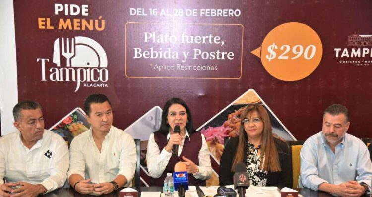 Lanzan programa “Tampico a la Carta” para promover el turismo gastronómico