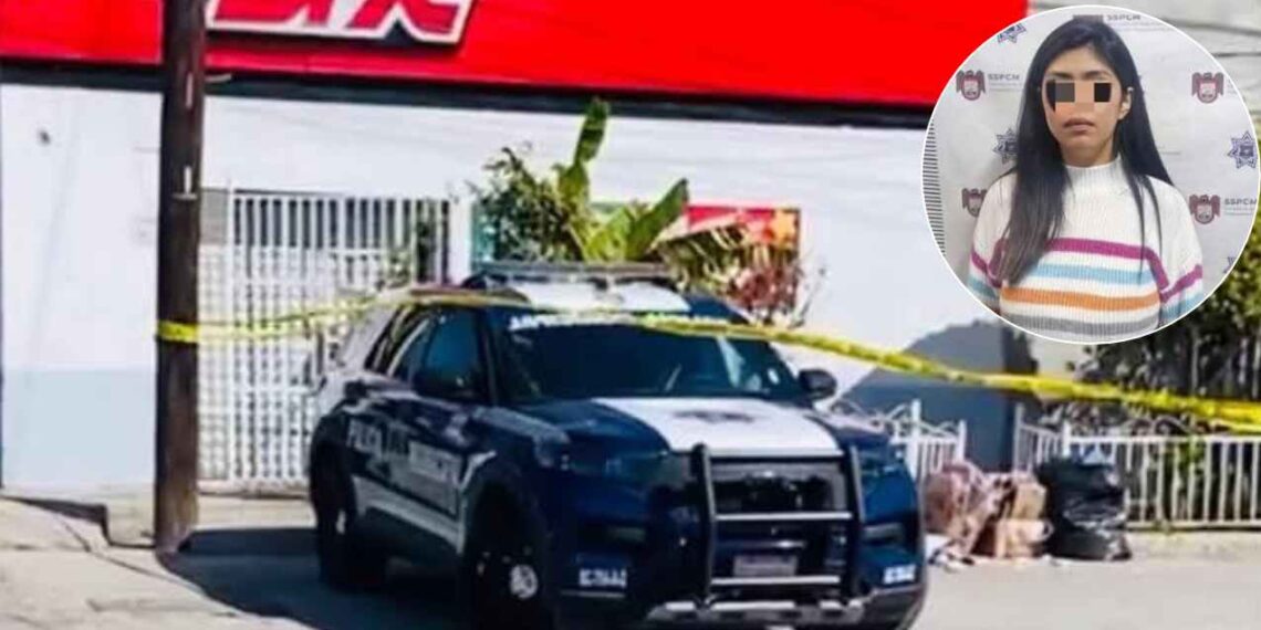 Tras tirar a su bebé al basurero, se entrega a la policía en Tijuana