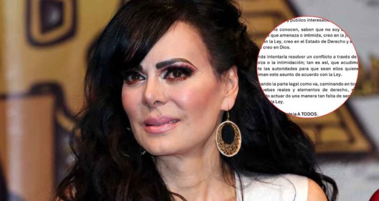 Maribel Guardia lanza comunicado