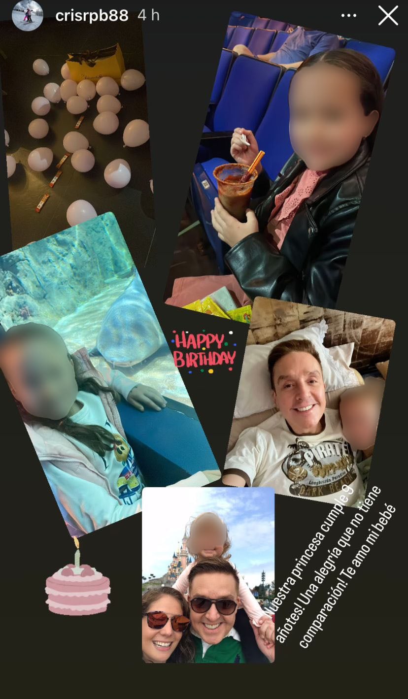 Michaela, hija de Daniel Bisogno, celebra su cumpleaños con mensaje de su mamá