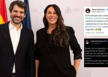 El Ministro de Cultura de España se pronuncia por los tuits de la actriz española Karla Sofía Gascón, quien ha estado en el centro de la conversación tras su papel en la película Emilia Pérez. Esta cinta que ha generado controversia, especialmente en México, pero que logró 13 nominaciones al Oscar, incluyendo la de Mejor Actriz para Gascón. Sin embargo, en medio de este reconocimiento, la actriz enfrenta ahora una nueva polémica. Luego de que se viralizaran viejos tuits con comentarios calificados como intolerantes e incluso racistas, ha generado una ola de críticas en redes sociales. Se pronuncia Ministro de Cultura de España ante tuits de Karla Sofía Gascón  Ante la controversia, el Ministro de Cultura de España decidió romper el silencio y dar su postura sobre el tema. “Miren, los tuits que hemos conocido de Karla Sofía Gascón tengo que lamentarlos, sí, los tuits de Karla Sofía tengo que lamentarlos, no representan a la sociedad española y lo digo de forma penada porque esta era una candidatura muy importante para el país y desde luego tengo que decir que estos tuits no representan a la sociedad española”, declaró. Por ahora, Gascón no ha emitido ninguna declaración sobre los mensajes que han salido a la luz.  Te puede interesar: Karla Sofía Gascón niega ser racista: “Si hubiera sido racista, no habría trabajado con Zoe Saldaña”