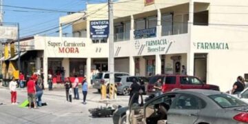 Motociclista grave tras accidente en la Avenida Revolución de Reynosa