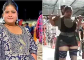 Momento exacto donde joven muere al levantar pesas en la India