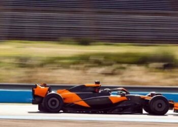 Patricio O'Ward prueba los neumáticos para 2026 en el Circuito de Jerez