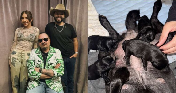 Pepe Aguilar celebra la llegada de nuevos integrantes a su familia