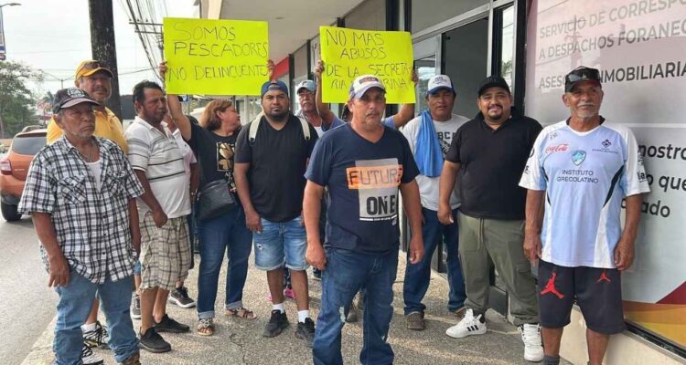 Pescadores en Tampico Tamaulipas