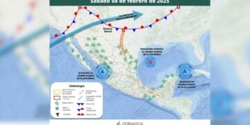 Pronóstico del clima sábado 8 de febrero 2025 en México