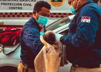 Protección Villahermosa rescata bebé