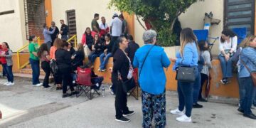Protesta de maestros Matamoros Tamaulipas