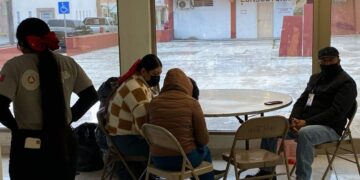 Refugio temporal en Matamoros