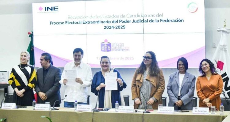Senado INE listas candidatos