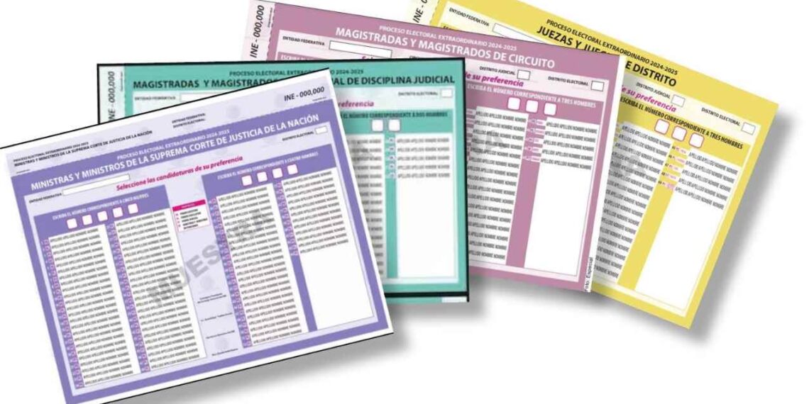 TEPJF aprobó boletas