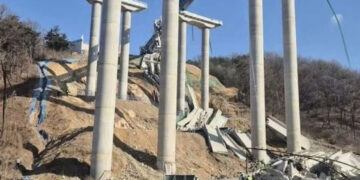 Trágico colapso de puente en Anseong, Corea del Sur, deja tres muertos