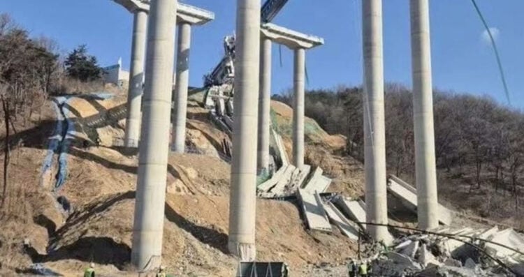 Trágico colapso de puente en Anseong, Corea del Sur, deja tres muertos