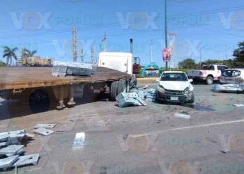 Accidente en avenida Industria deja heridos en Altamira