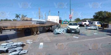Accidente en avenida Industria deja heridos en Altamira