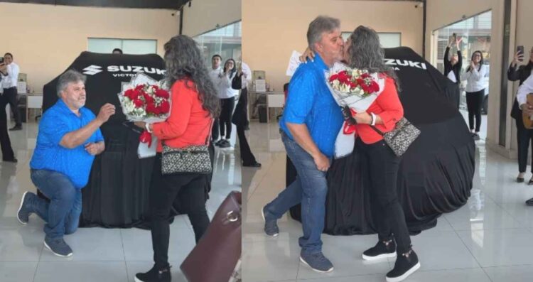Adriana matrimonio automóvil Victoria